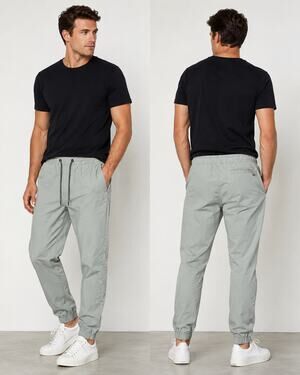 Hurley Men’s Jogger Pants S Gray Athletic Stretch Drawstring Surf Skate